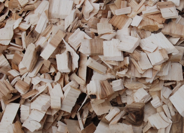 Pine wood chips